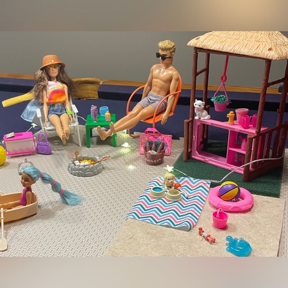 Barbie and Ken Beach Playset